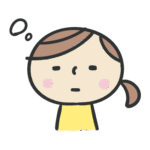 ぼんやりする女性のイラスト
