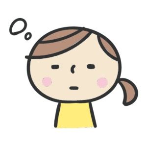 ぼんやりする女性のイラスト