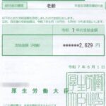 令和7年度の支給金額(月額)2,629円