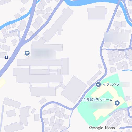Google Mapsで調べた施設の地図画像