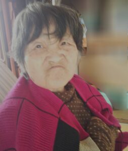 特別養護老人ホームへ入居する日の朝に撮った母の穏やかな顔の画像